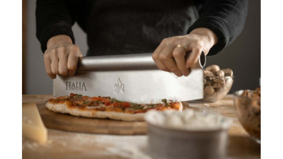 Camp Chef Stainless Steel Rocking Pizza Cutter, Silver, PZC14