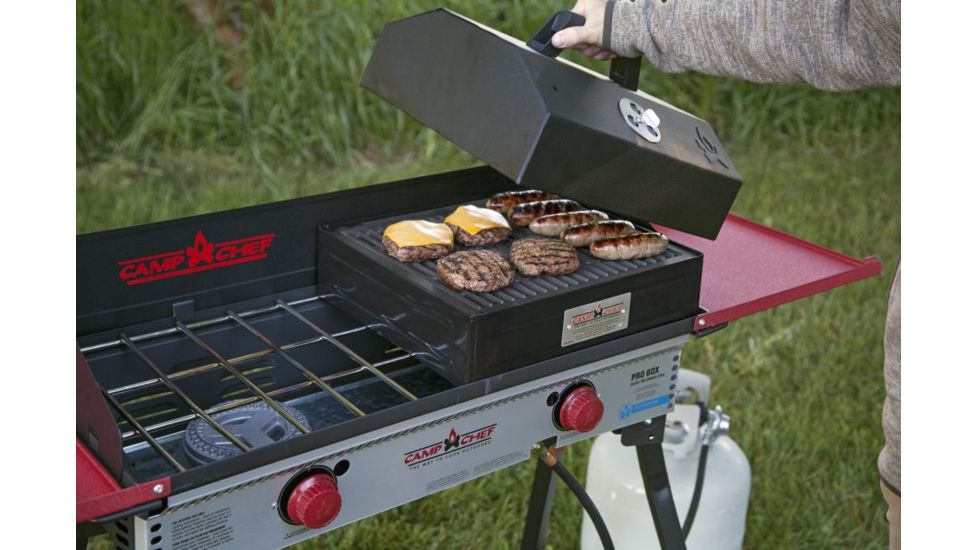 Camp Chef Stove Accessory, Barbecue Grill Box For 1 Burner BB100LCC