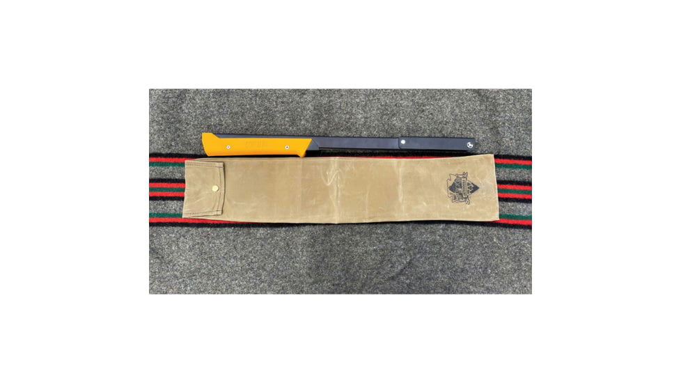 Campcraft Outdoors 24in Bucksaw Bag, 25in x 5.5in, Khaki, Waxed Cotton Canvas, PO-A7N7-XYT7