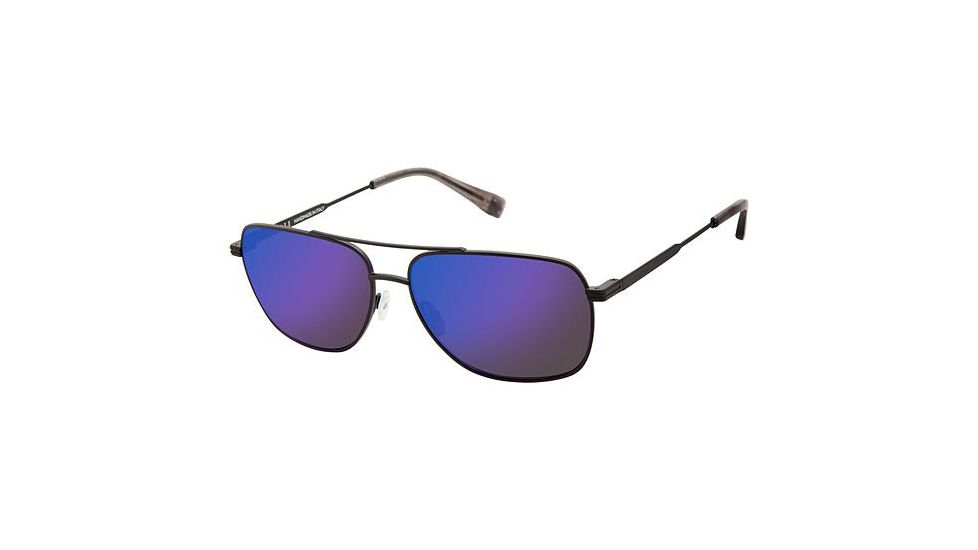 Canali 201 Sunglasses - Frame MATTE BLACK, Lens Color Gun Blue Pz CO20101