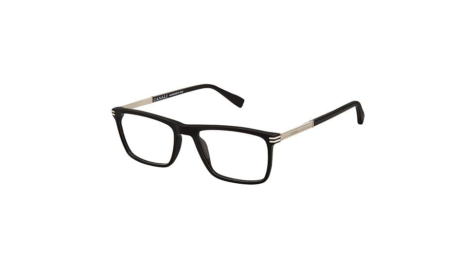 Canali 309 Progressive Prescription Eyeglasses - Frame Black, Size 53/17mm CO30901