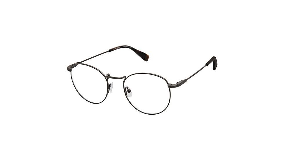 Canali 313 Bifocal Prescription Eyeglasses - Frame Matte Gunmetal, Size 50/20mm CO31303