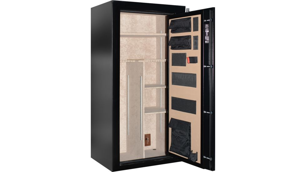 Cannon Safe Patriot P22 30 Gun Electronic Safe, 59x30x22in - Hammertone Black/Chrome P22HR-H1TEC-13