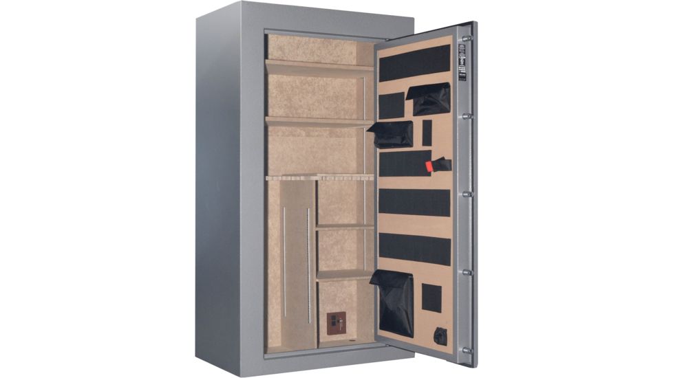 Cannon Safe Scout S45 48 Gun Electronic Safe, 72x40x24in - Hammertone Gray/Chrome S45-H2TEC-13