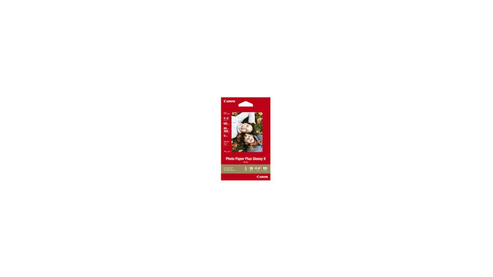 Canon Glossy II Photo Paper Plus 4 x 6, 100 Sheets 2311B023