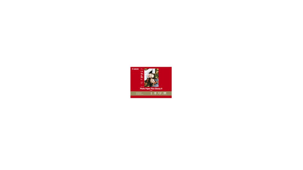 Canon Glossy II Photo Paper Plus 4 x 6, 400 Sheets 2311B031