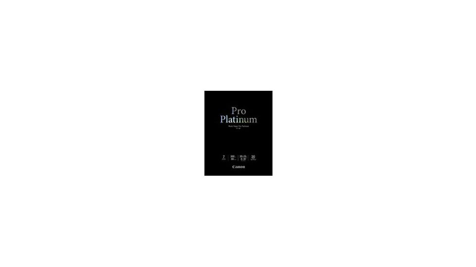 Canon Pro Platinum Photo Paper 8 x 10, 20 Sheets 2768B019