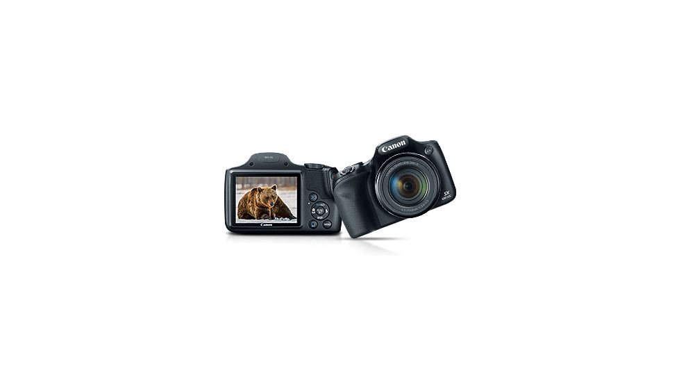 Canon PowerShot SX530 HS 50x (24-1200mm) Zoom Camera Kit -16.0 Megapixel High-Sensitivity CMOS Sensor, Black 9779B001