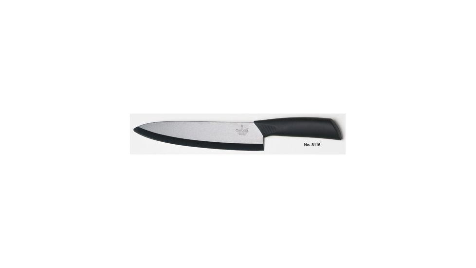 Cape Cod 8in. Ceramic Chef's Knife, Black, 8" 8116