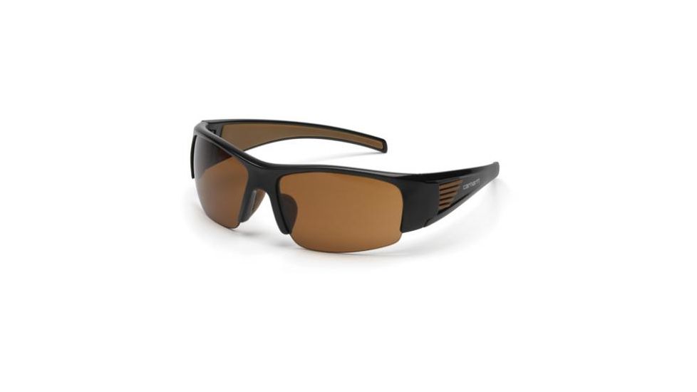 Carhartt Carbondale by Pyramex Safety Thunder Bay Bronze polarized lens with black frame CHB516DTB