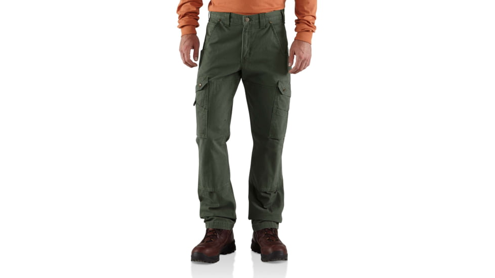 Carhartt Cotton Ripstop Relaxed Fit Work Pant-Mens, Moss, 40-36, B342-MOS-36-40