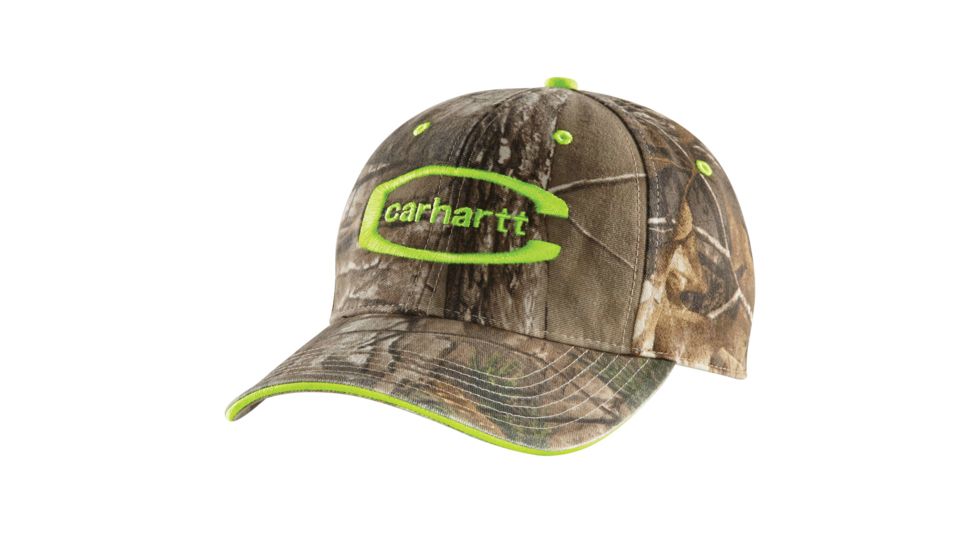 Carhartt Midland Cap for Mens, Realtree/Brite Lime, One Size Fits All 102010-986-OFA