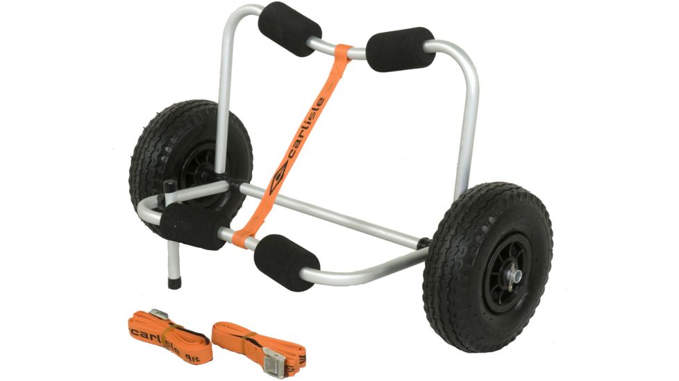Carlisle Oar Canoe,Kayak Cart Silver,Black 0113322716