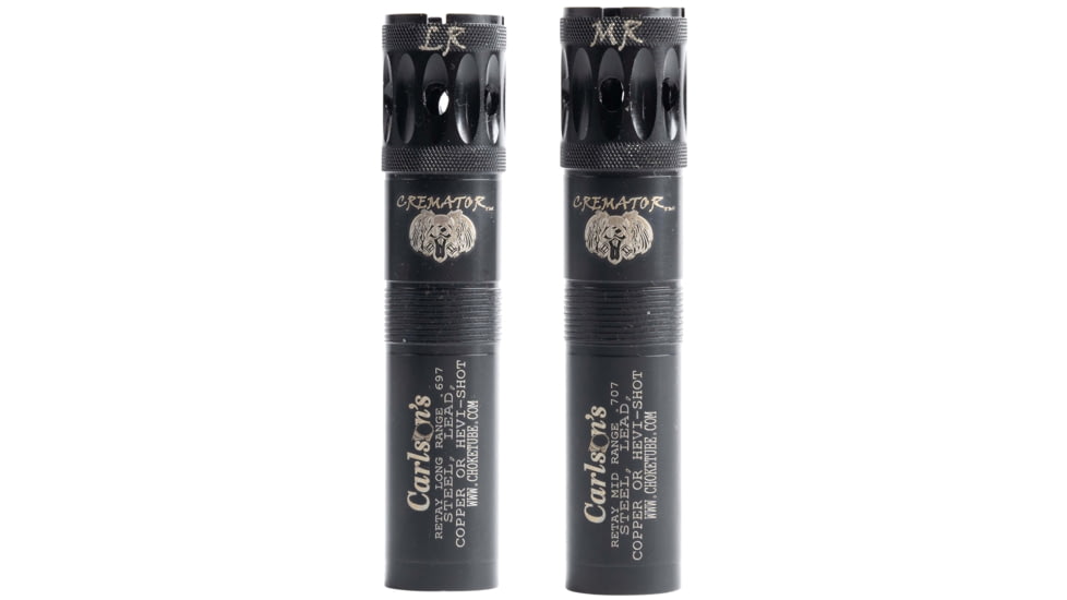 Carlson's Choke Tubes Cremator Ported Waterfowl Retay Choke Tube, Long Range, Black, 11587