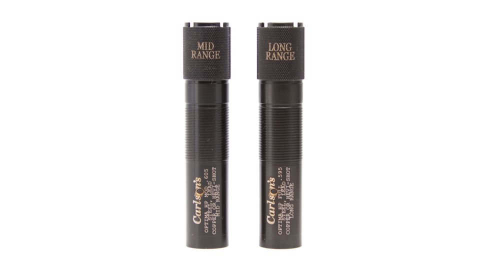 Carlson's Choke Tubes Beretta Optima HP 20 Gauge Delta Waterfowl Mid Range/Long Range Choke Tubes, Black, Pack of 2, 07671