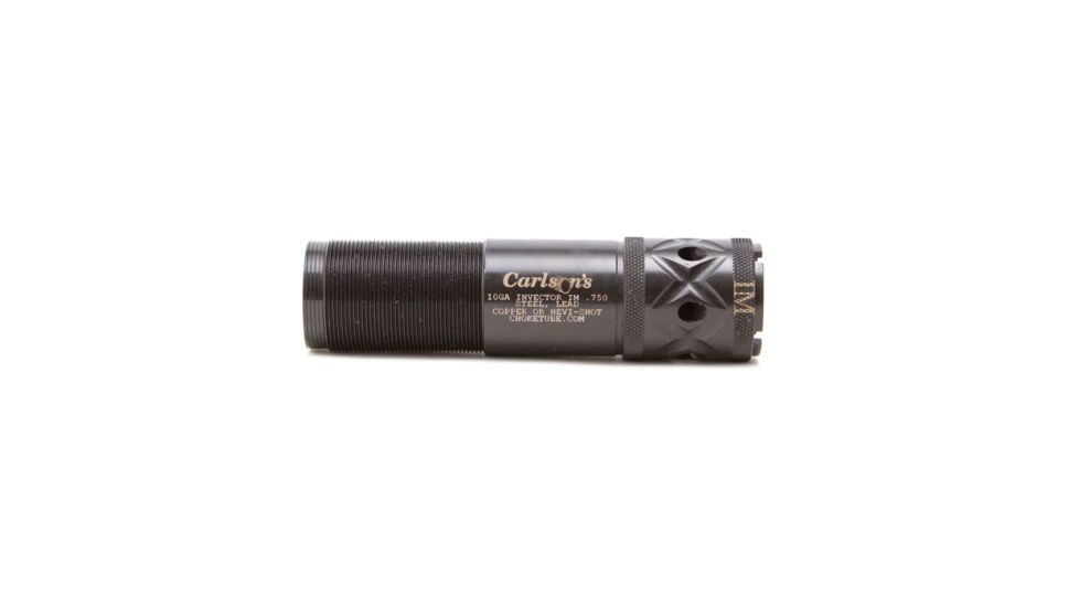 Carlson's Choke Tubes Browning Invector 10 Gauge Ported Sporting Clay Improved Modified.750 Choke Tubes, Black, 19006