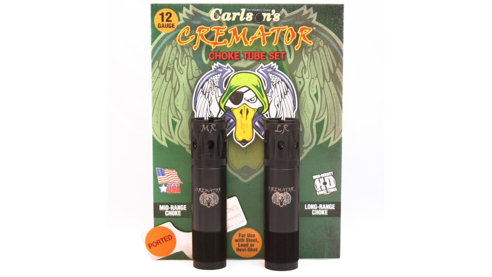 Carlson's Choke Tubes Cremator Ported Choke Tubes for Browning Invector Plus 2 PK (MR &amp; LR) 11522