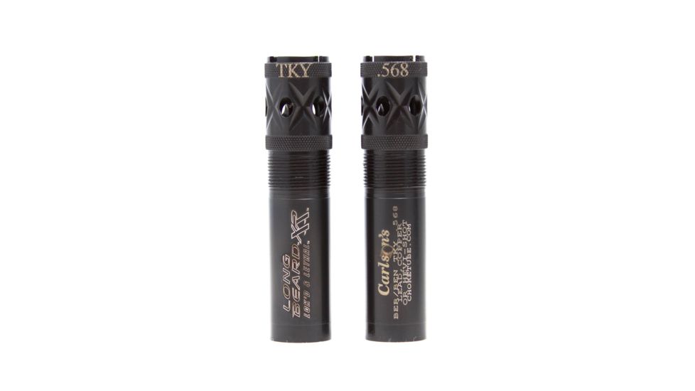 Carlson's Choke Tubes Long Beard Ported Turkey, Beretta/Benelli Mobil 20ga .568, Black, 70135