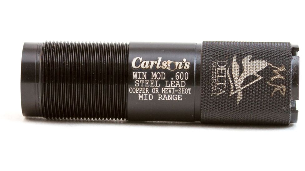 Carlson's Choke Tubes Winchester 20 Gauge Extended Steel Mid Range Choke Tubes, Black, 07454