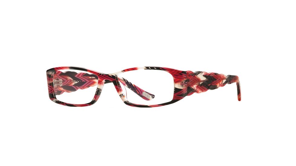 Carmen Marc Valvo CM Apolonia SECM APOL00 Bifocal Prescription Eyeglasses - Rouge SECM APOL005330 RD