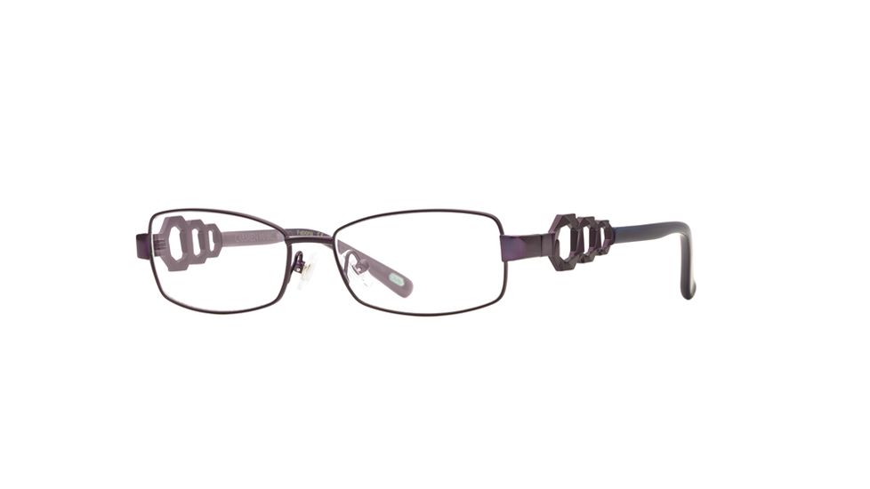 Carmen Marc Valvo CM Fabiona SECM FABI00 Progressive Prescription Eyeglasses - Azure SECM FABI005230 BL