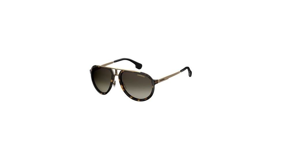 Carrera 1003/S Sunglasses CA1003S-02IK-HA-5818 - Havana Gold Frame, Brown Gradient Lenses, Lens Diameter 58mm, Distance Between Lenses 18mm