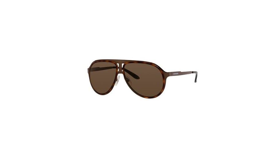 Carrera 100/S Sunglasses CA100S-0HKY-EJ-6112 - Brown Havana Bw Frame, Brown Lenses, Lens Diameter 61mm, Distance Between Lenses 12mm