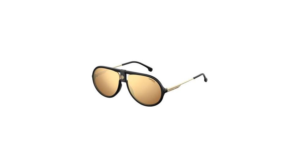 Carrera 1020/S Sunglasses CA1020S-0807-K1-6015 - Black Frame, Brown Gold Sp Lenses, Lens Diameter 60mm, Distance Between Lenses 15mm