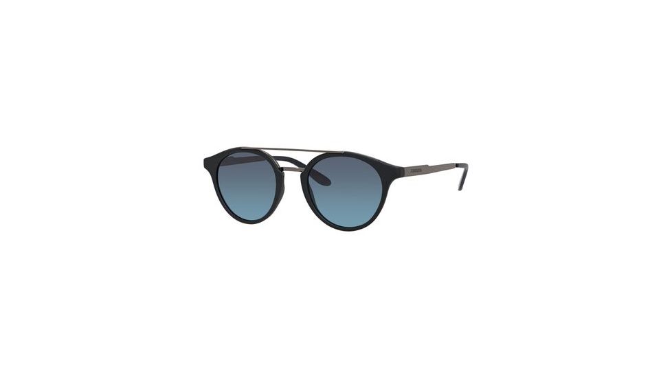 Carrera 123/S Progressive Prescription Sunglasses CA123S-0QGG-NM-4921 - Frame Color Black / Dark Ruthenium, Lens Diameter 49 mm