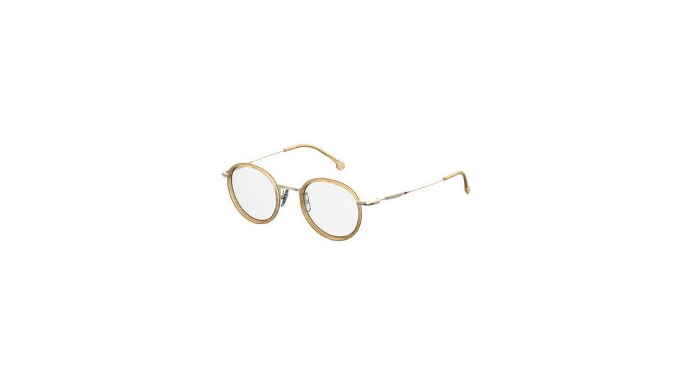 Carrera 163/V/F Progressive Prescription Eyeglasses CA163VF-0FT4-4722 - Crystal Honey Gold Frame, Lens Diameter 47mm, Distance Between Lenses 22mm