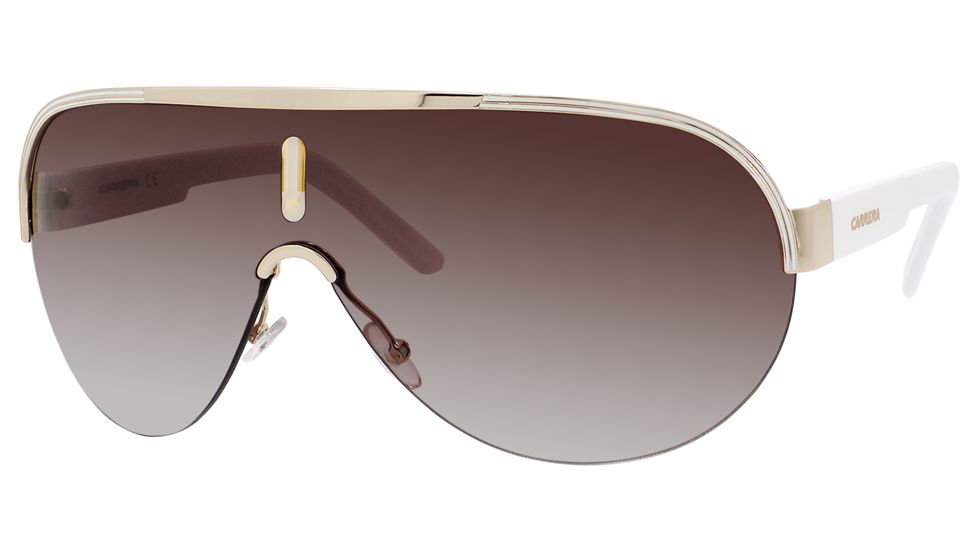 Carrera 35/S Sunglasses CA35S-0DLA-JD-9901 - Gold Frame, Brown Gradient Lenses, Lens Diameter 99mm, Distance Between Lenses 1mm