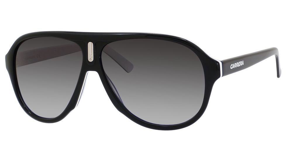 Carrera 38/S Progressive Prescription Sunglasses CA38S-08X4-9O-5910 - Frame Color Black White Blue, Lens Diameter 59 mm
