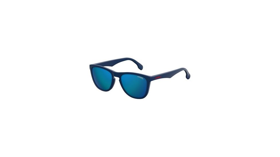 Carrera 5042/S Sunglasses CA5042S-0RCT-Z0-5519 - Matte Blue Frame, Ml Blue Lenses, Lens Diameter 55mm, Distance Between Lenses 19mm