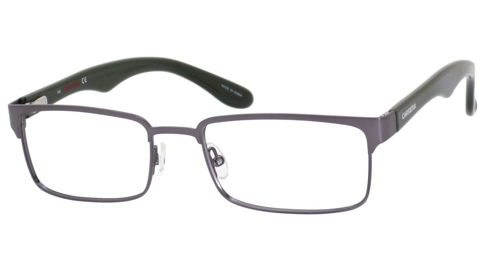 Carrera 6606 Progressive Prescription Eyeglasses CA6606-062J-5318 - Dark Ruthenium / Green Frame, Lens Diameter 53mm, Distance Between Lenses 18mm