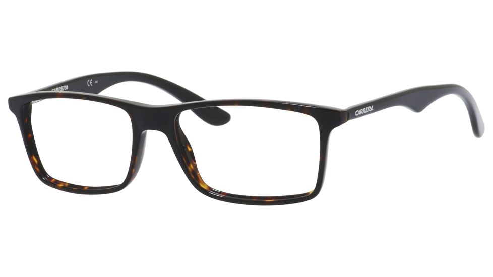 Carrera 6611 Progressive Prescription Eyeglasses CA6611-04NC-5316 - Havana / Black Frame, Lens Diameter 53mm, Distance Between Lenses 16mm