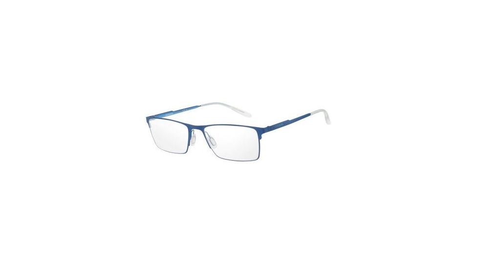 Carrera 6662 Single Vision Prescription Eyeglasses CA6662-0LXV-5318 - Matte Blue Frame, Lens Diameter 53mm, Distance Between Lenses 18mm