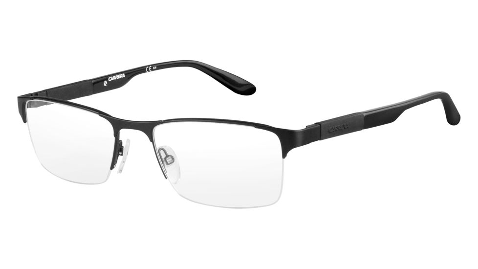Carrera 8821 Eyeglass Frames CA8821-010G-5318 - Matte Black / Black Frame, Lens Diameter 53mm, Distance Between Lenses 18mm