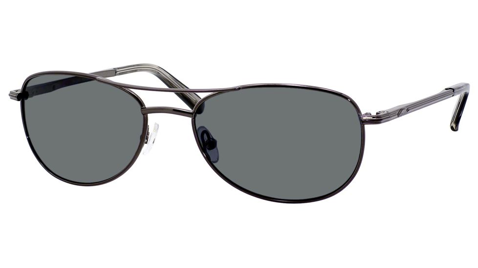Carrera 928/S Sunglasses CA928S-7SJP-RA-5517 - Shiny Gunmetal Frame, Gray Polarized Lenses, Lens Diameter 55mm, Distance Between Lenses 17mm