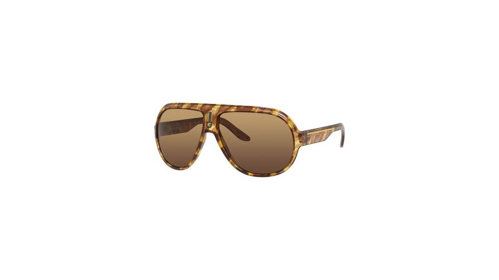 Carrera Speedway/S Single Vision Prescription Sunglasses SPEEDS-0FRI-U8-6312 - Lens Diameter 63 mm, Frame Color Blush Havana Striated