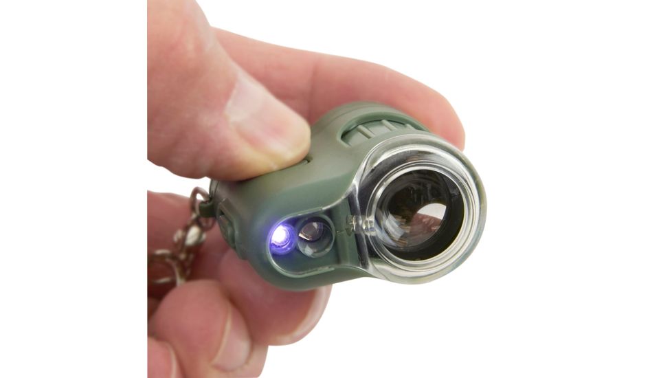 Carson 20x MicroMini LED Lighted Pocket Microscope, Green, MM-280G