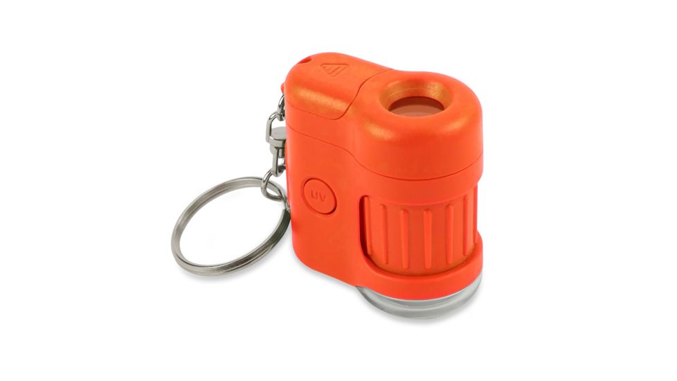 Carson 20x MicroMini LED Lighted Pocket Microscope, Orange, MM-280O