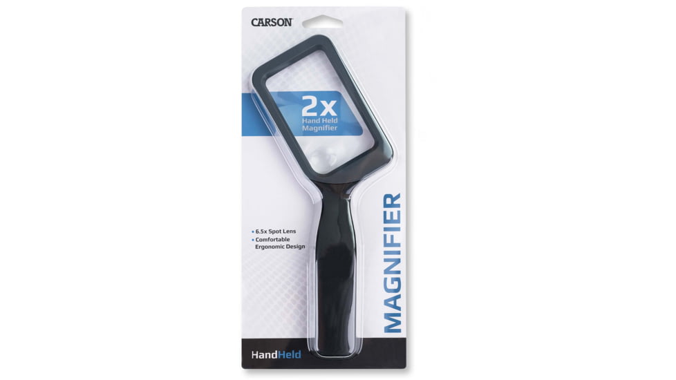 Carson 2x Handheld Compact Magnifier JS-18