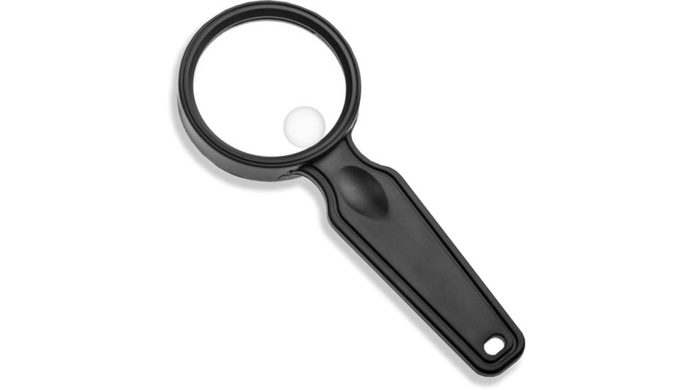 Carson 3x Handheld Mangifier w/6x Spot Lens, Black, Small, DS-50GL