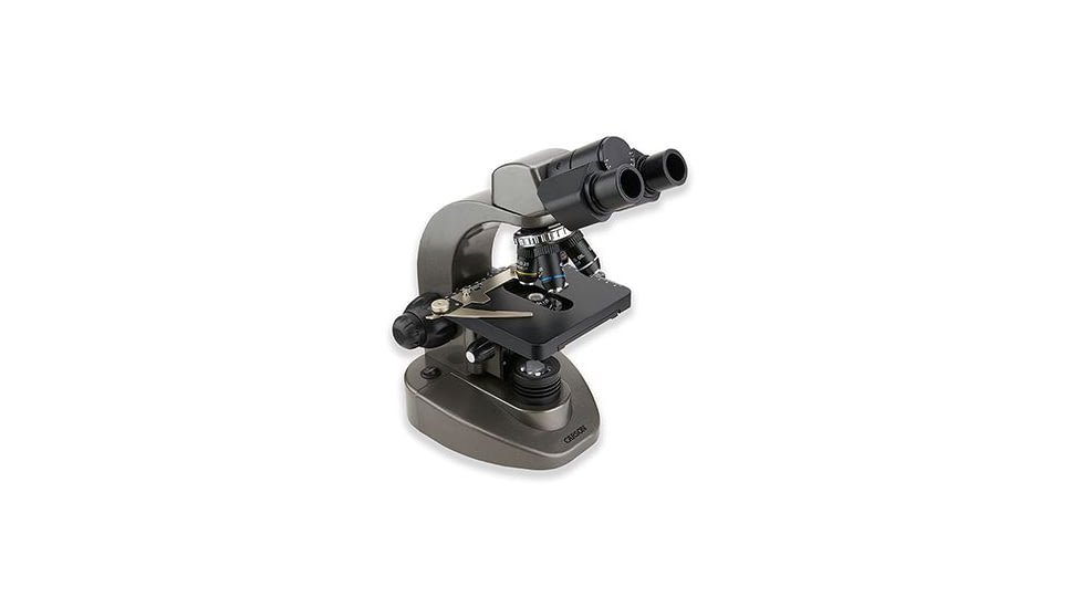 Carson 40x-1600x Table-Top Microscope w/Universal Smartphone Adapter,Black/Grey MS-160UN