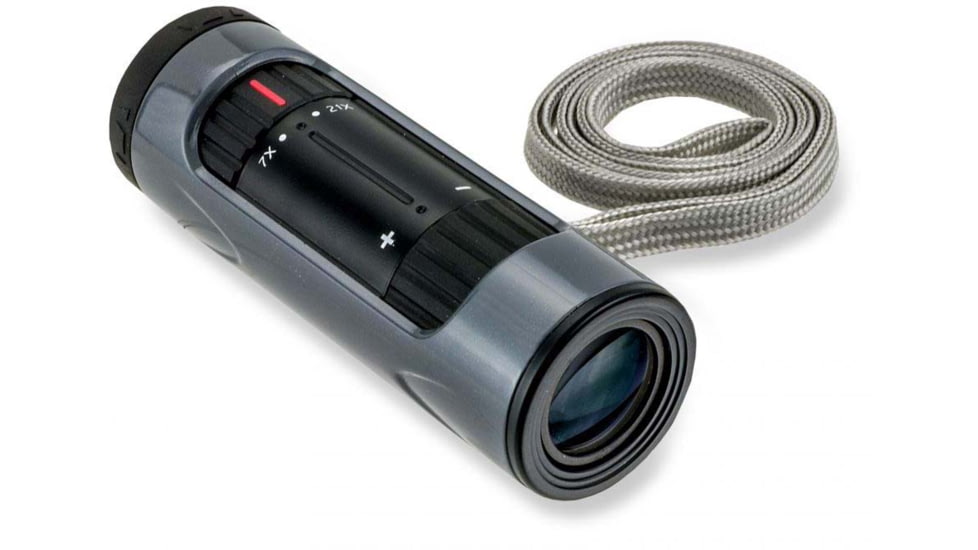 Carson 7-21x21mm MonoZoom Monocular, 120-152 degrees, Gray, ZM-721