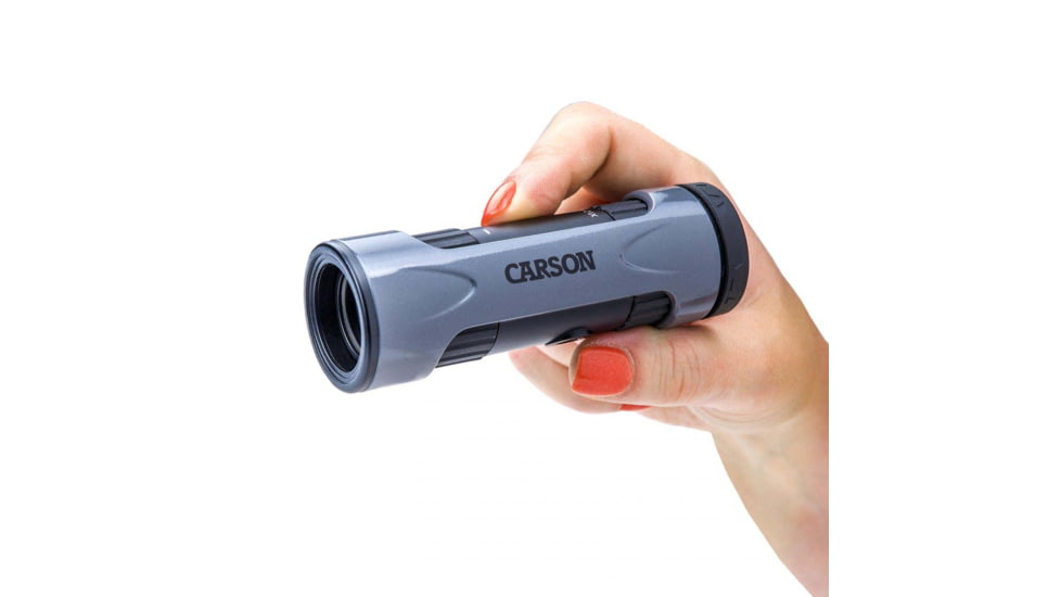 Carson 7-21x21mm MonoZoom Monocular, 120-152 degrees, Gray, ZM-721