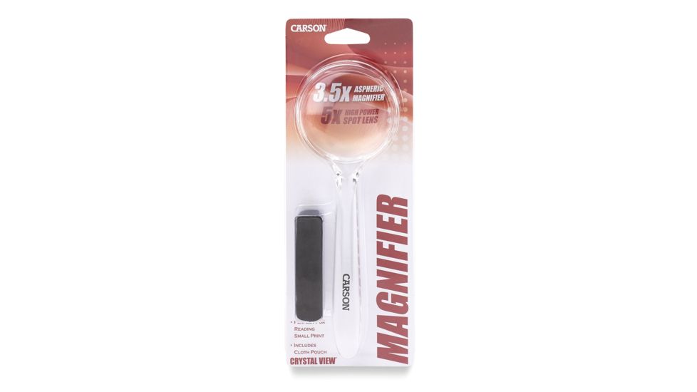 Carson CrystalView 3.5x Aspheric Lens Magnifier CV-40