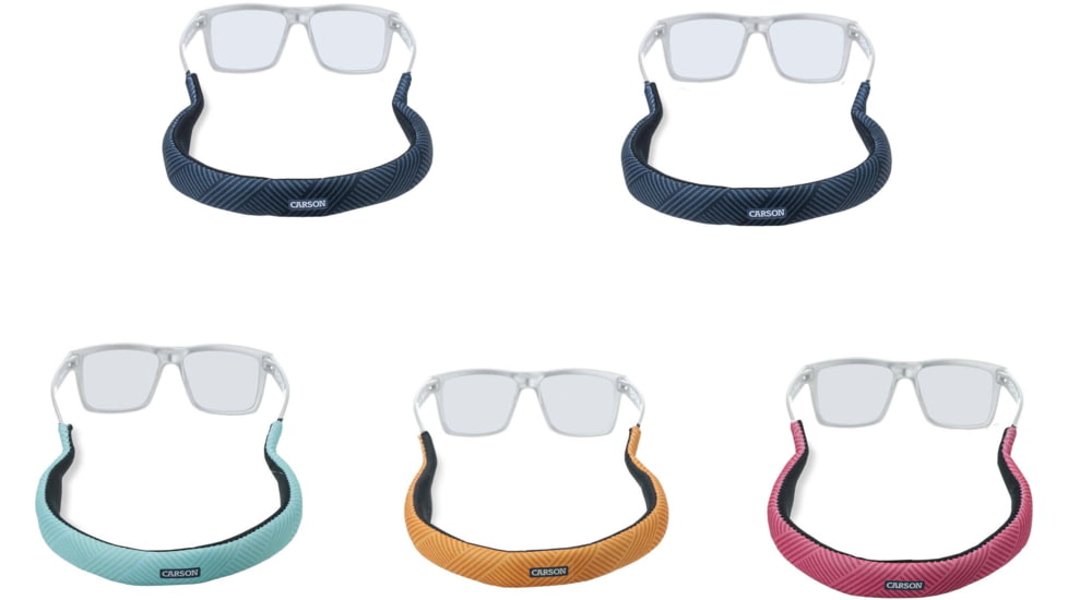 Carson Floating Eyewear Retainer, 5-Pack, Assorted, FA-10AS