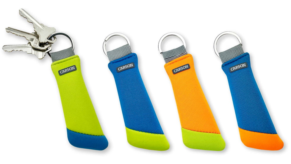 Carson Floating Keychain, 6-Pack, Assorted, FA-30AS
