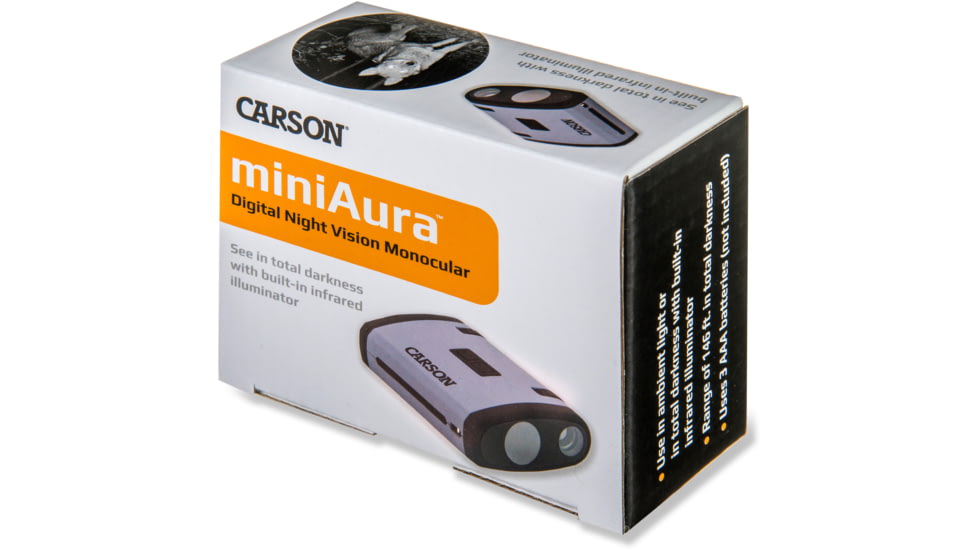 Carson Mini Aura NV-200 Digital Night Vision Pocket Monocular, Box Pack NV-200